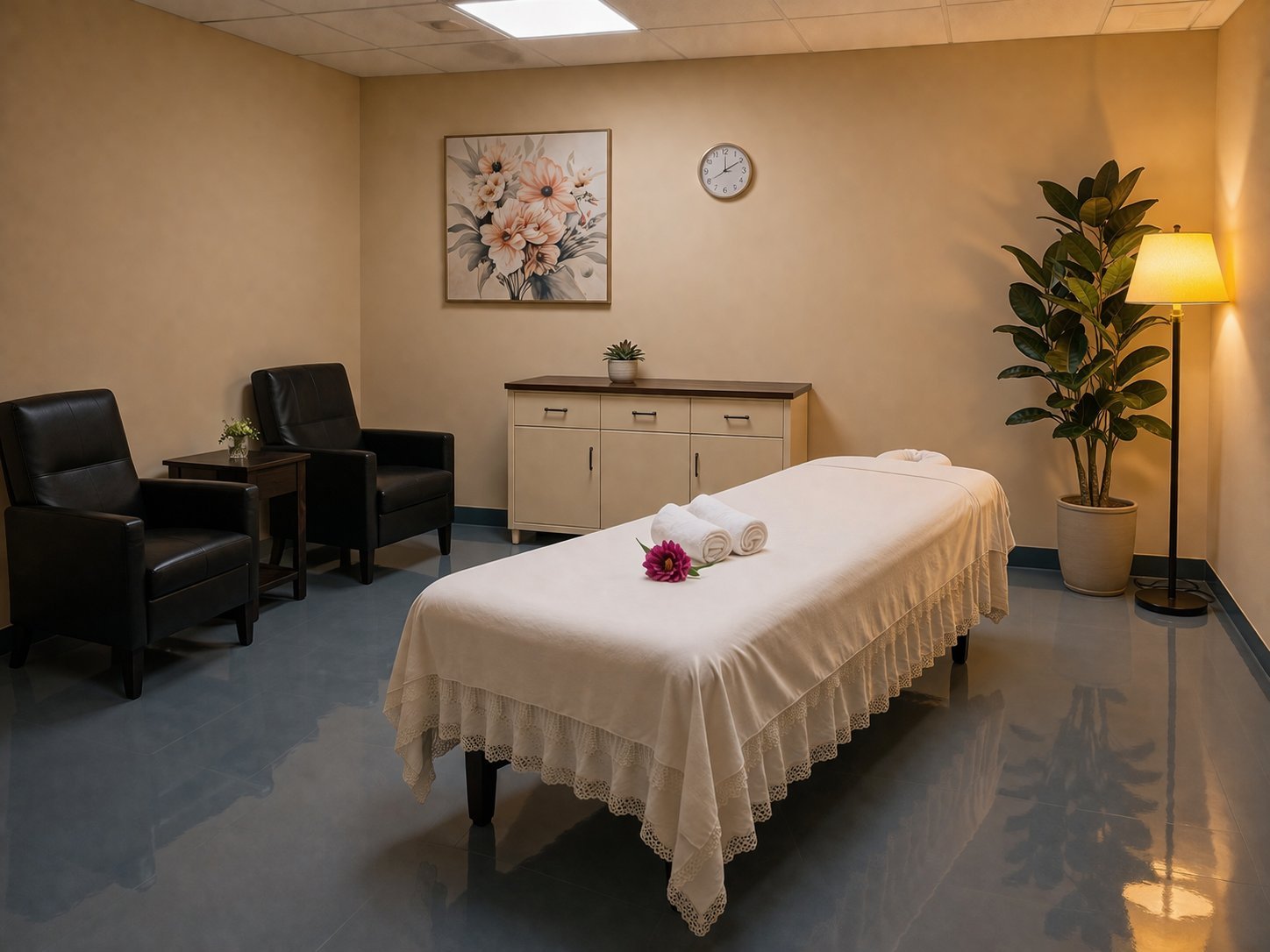 Relaxing spa room in Carpinteria CA